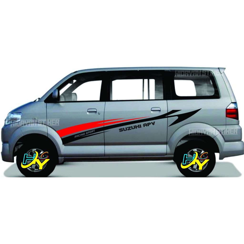 PROMO Sticker stiker mobil suzuki apv arena stiker mobil list mobil apv grandmax luxio apv