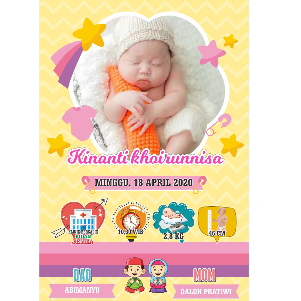 biobaby/foto bayi/cetak foto bayi/biodata bayi