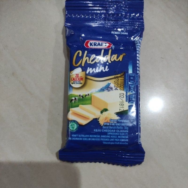 

Kraft cheddar mini 30 gram ED 2025