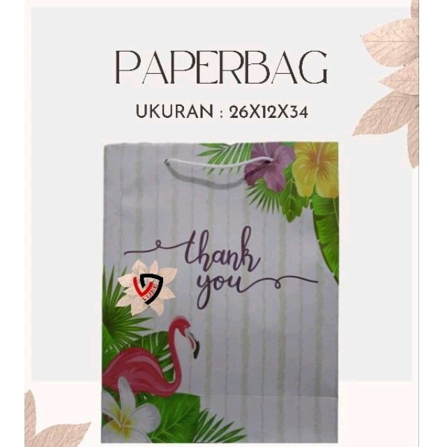 

PAPERBAG MOTIF 26X12X33 / SHOPINGBAG