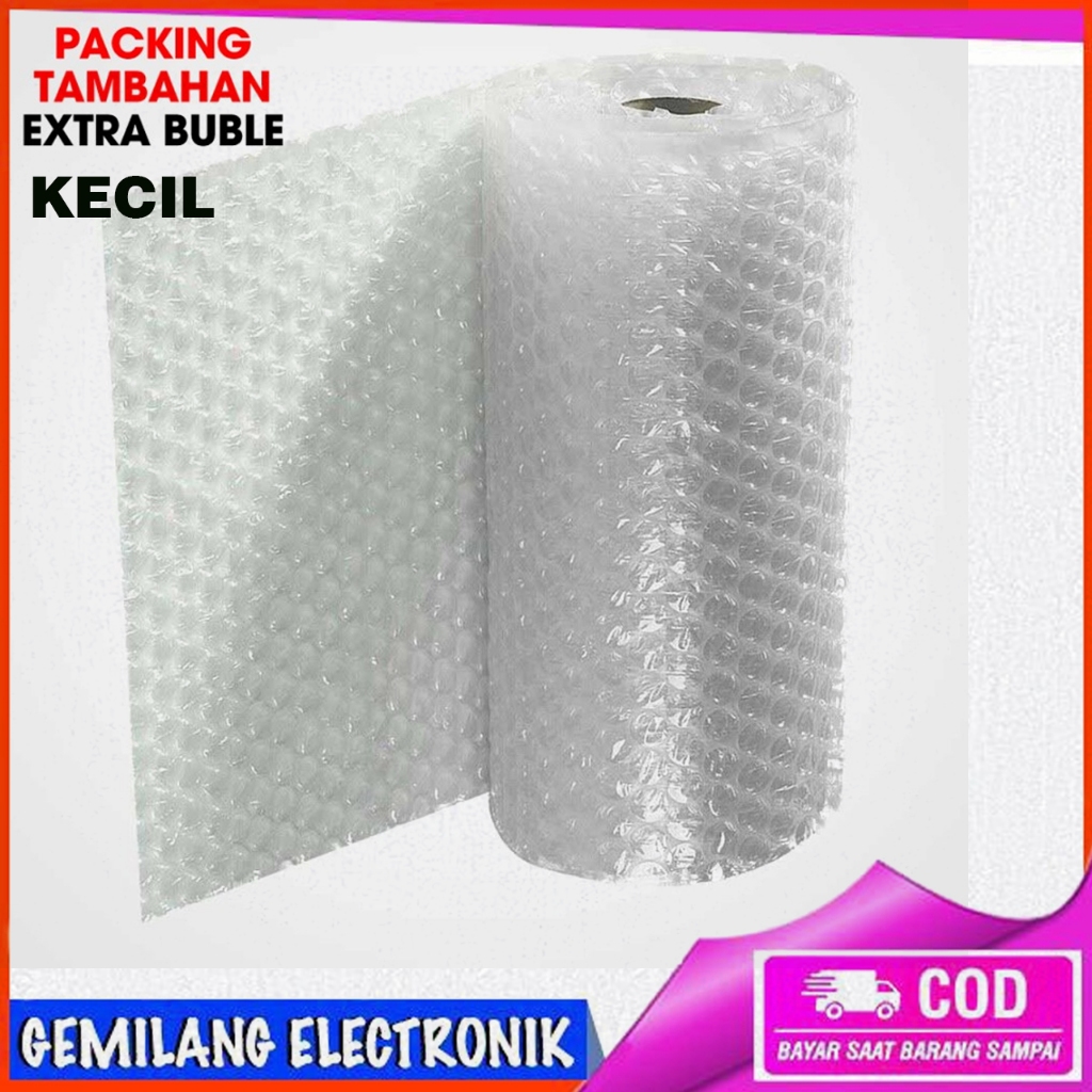 

Extra Bubble Wrap Packing Lebih Aman (KECIL)