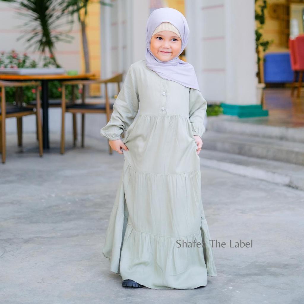 HOMEY DRESS POLOS KIDS BY SHAFEA THE LABEL - GAMIS POLOS ANAK BAHAN KATUN RAYON VISCOSE PREMIUM - HO