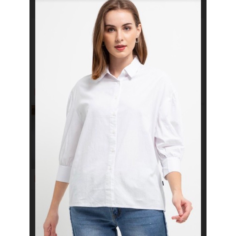 KEMEJA PUTIH  BLOUSE LOIS GIRL ORIGINAL KC692 PROMO