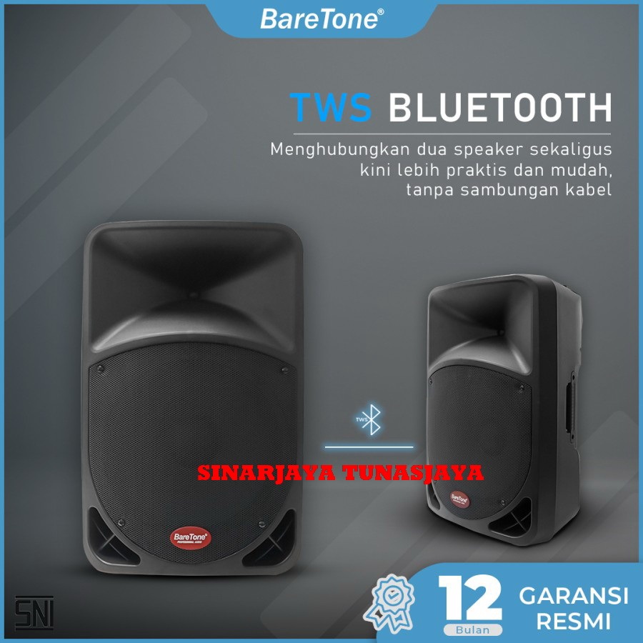 Speaker portable meeting wireless baretone BT-3H1515BWR 15BWR 15 15bwr inch Original