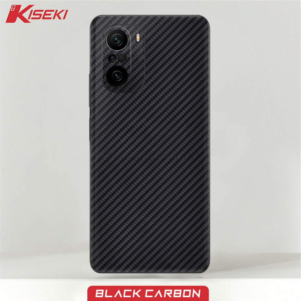 Kiseki Skin Poco F3 Back Case Carbon Leather Custom Dll