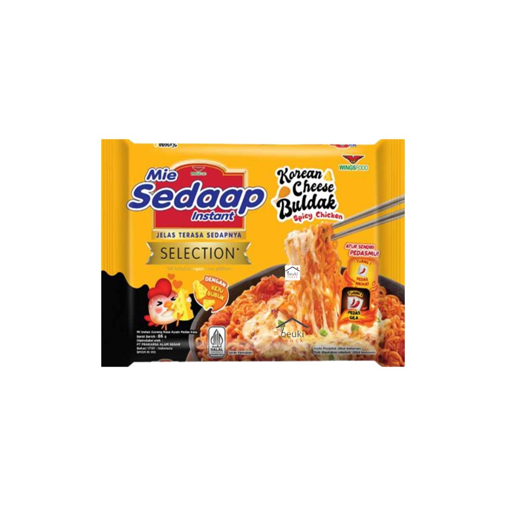 

Mie Sedaap Selection Goreng Korean Cheese Buldak