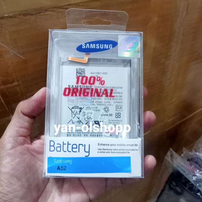 Baterai Batre Batrei Samsung A52 A525 A52S A52F Samsung A52S A528 A528B Original Battery Ready