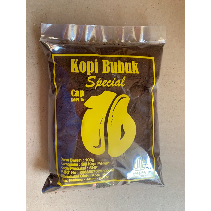 

Kopi bubuk murni Cap kopi 16 100 gram