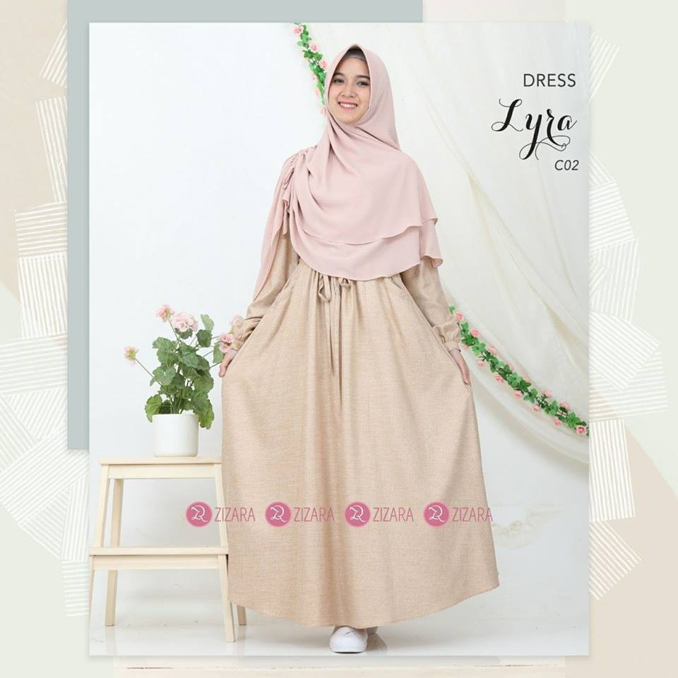 LYRA DRESS || Gamis Syari Original by ZIZARA
