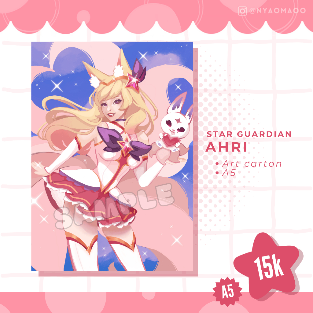 

[ League of Legends ] LoL Star Guardian Ahri print A5