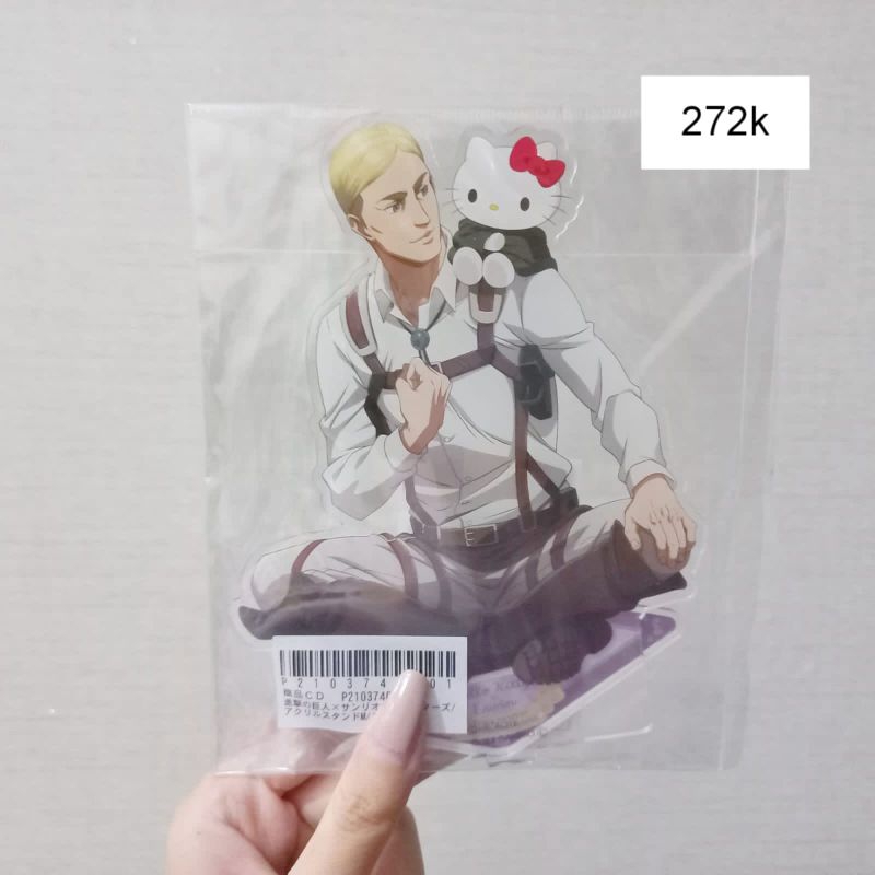 Erwin Smith Attack On Titan Sanrio Acrylic Standee AOT SNK Standee