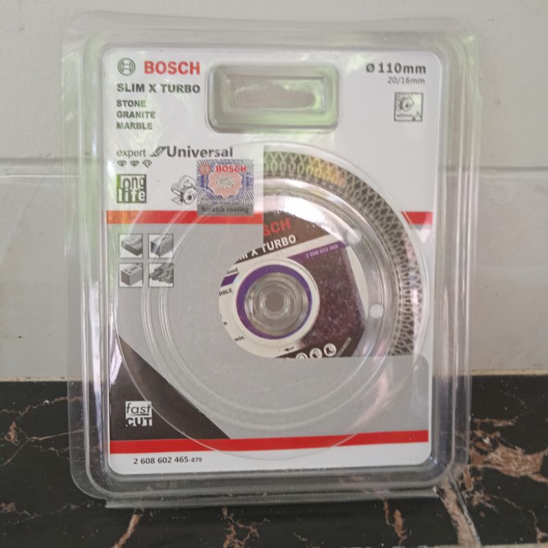 Mata gerinda BOSCH SLIM X TURBO mata gerinda potong granit keramik marmer 4 inci