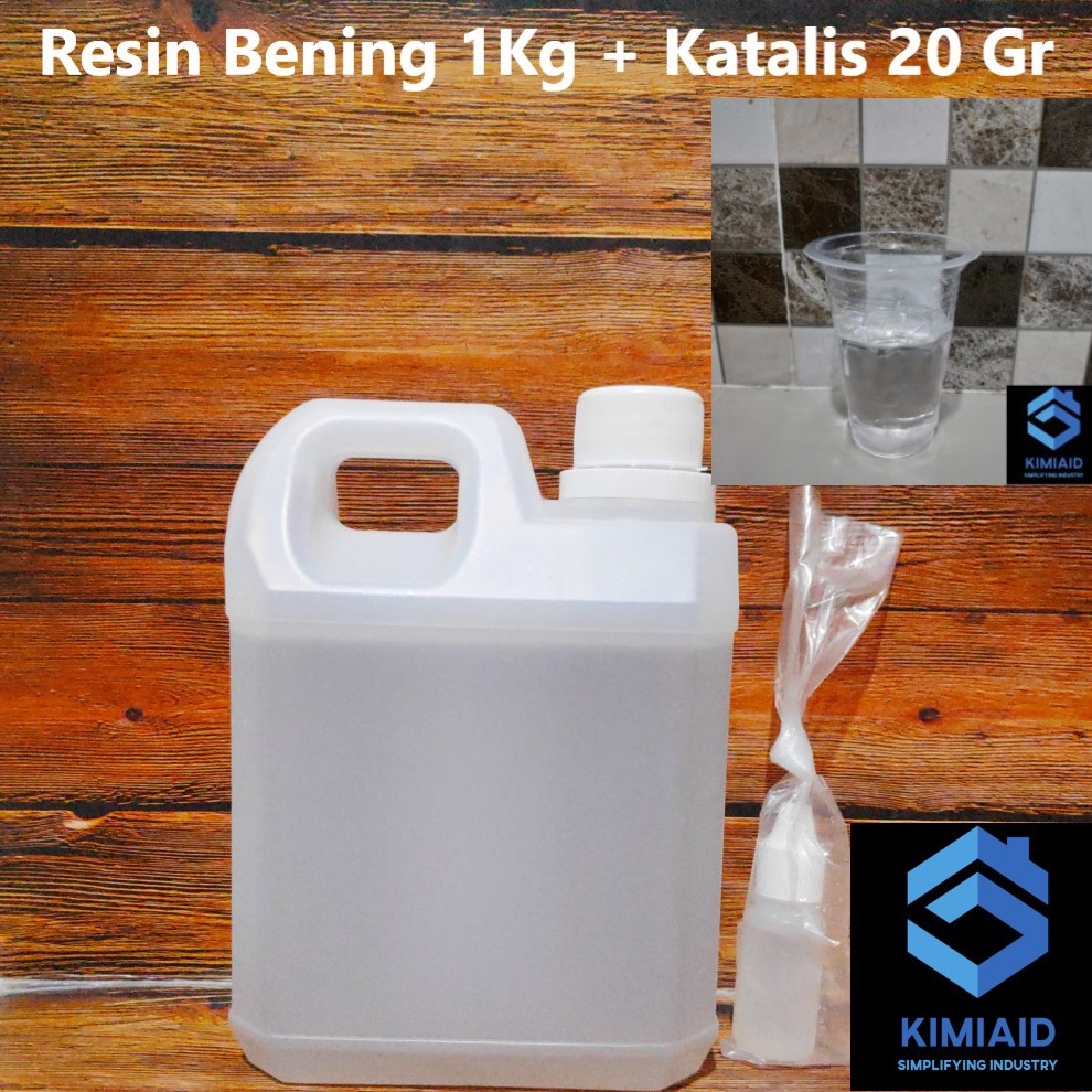 Ready Stok Resin Bening 1Kg  Resin Super Bening 1Kg  Resin Polyester Bening  Resin Bening Fiberglass