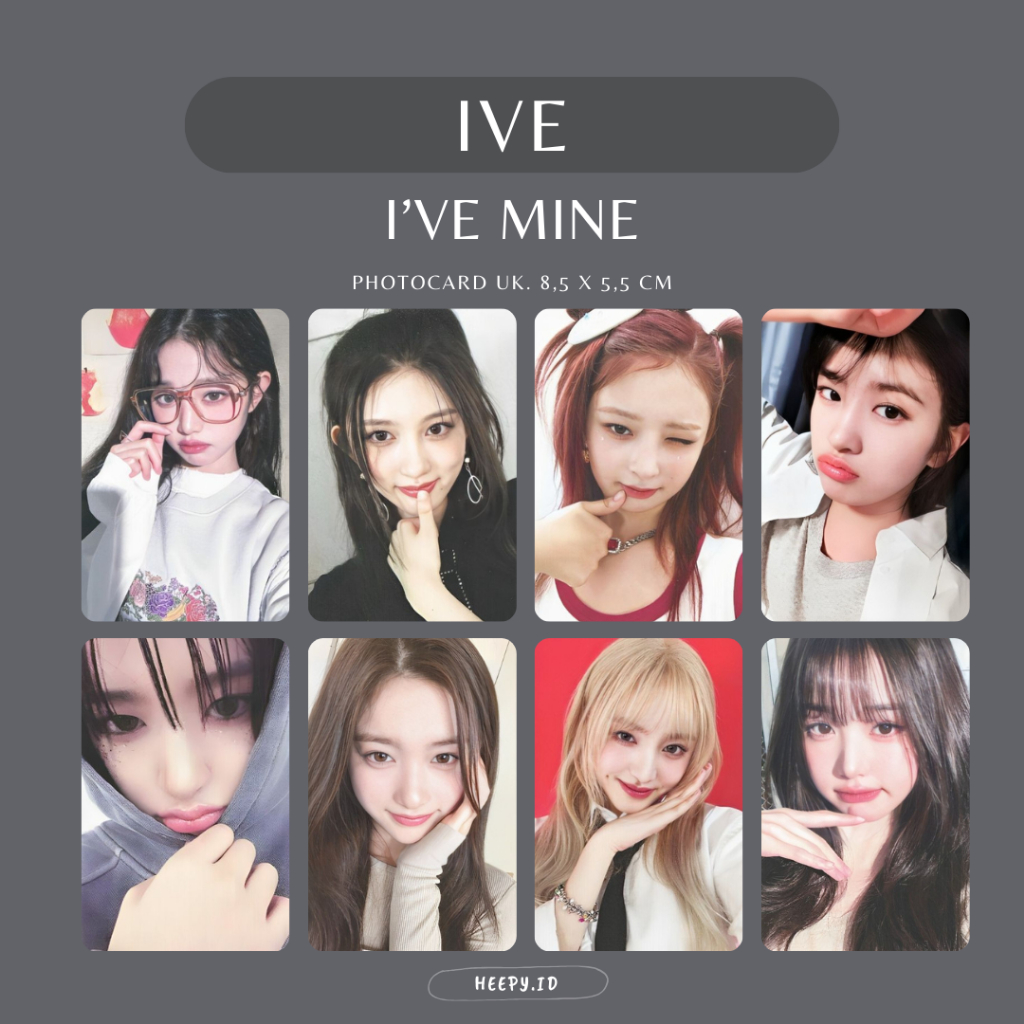 [IVE] UNOFFICIAL PHOTOCARD IVE MINE