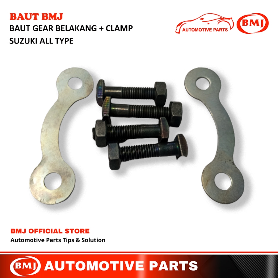 Baut Gear Belakang + Clamp suzuki All Type BMJ