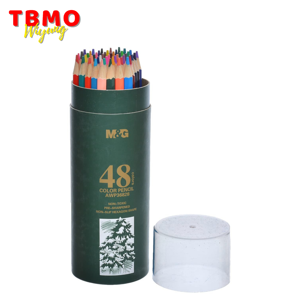 

TBMO M&G Pensil Warna 48 Warna Kemasan Tabung Hijau AWP36828