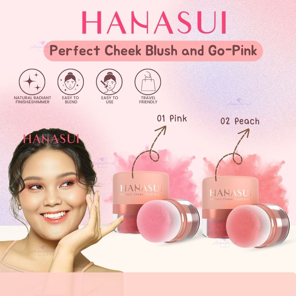 Hanasui Perfect Cheek Blush & Go/Hanasui Blush On