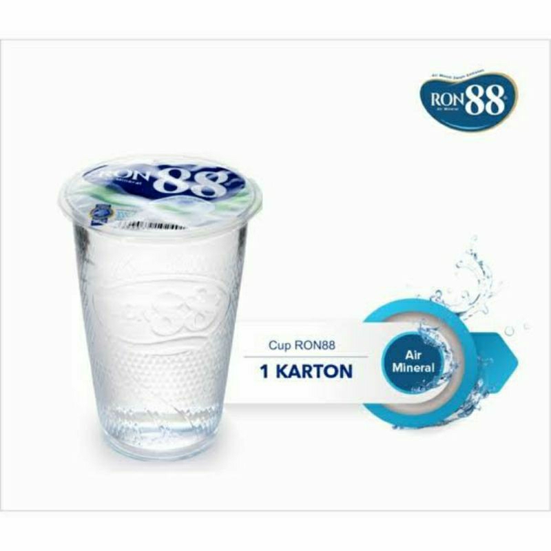

RON88 CUP 200 ML X 48 PCS NEW | RON88 GELAS