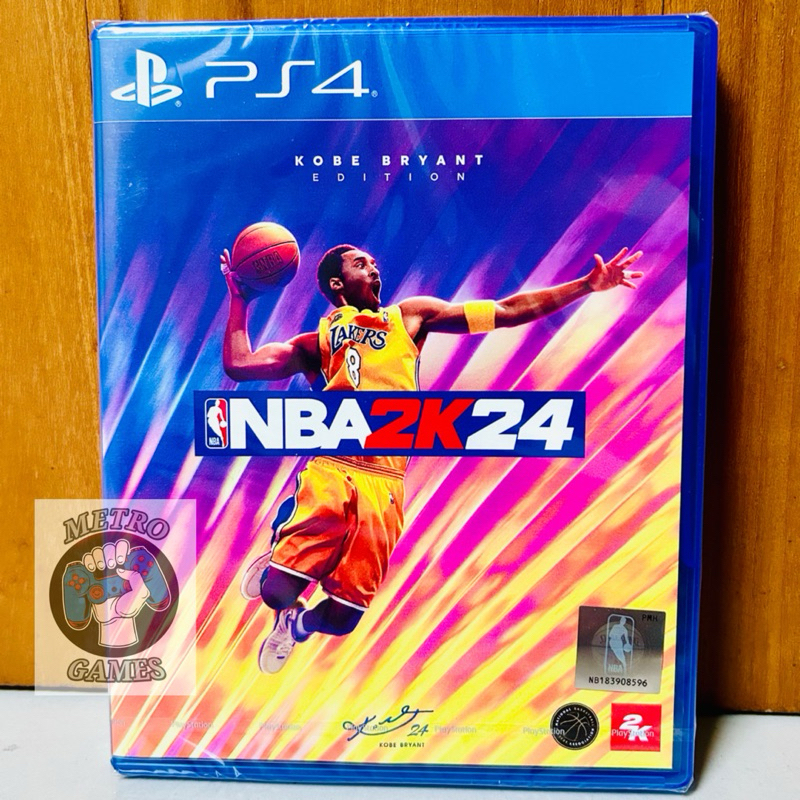 Ps4 NBA 2K24 Region 3 Asia Kaset NBA 2024 Kobe Bryant Edition Playstation PS 4 5 CD Game Games Nba 2