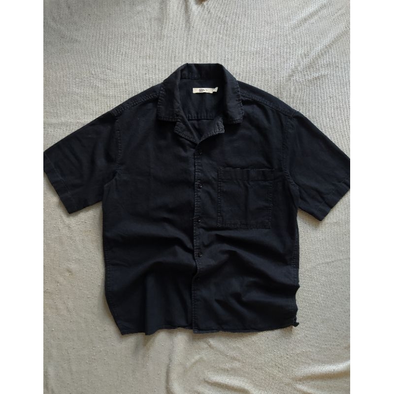 Kemeja Spao open collar / Work shirt / Kemeja open collar / kemeja spao / kemeja cowok / Kemeja kerj
