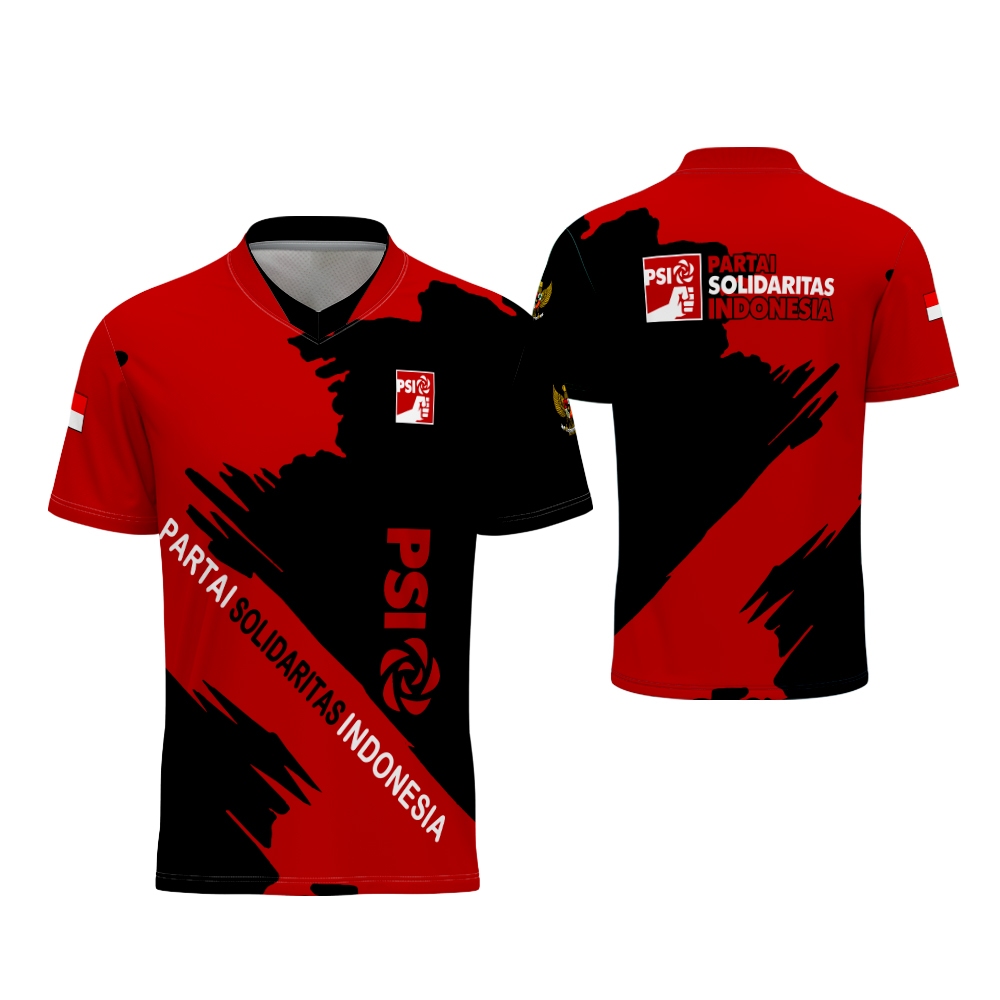 Baju Kaos PARTAI PSI Kaos Jersey Pria PARTAI PSI Free Custom/Reques