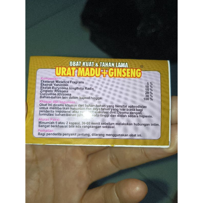 urat madu ginseng
