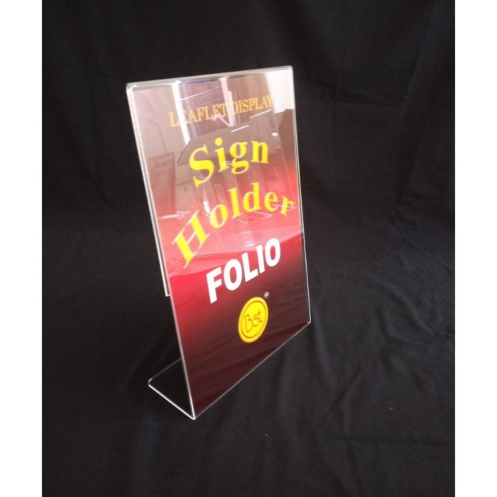 

Display Brosur Acrylic Model L uk. Folio
