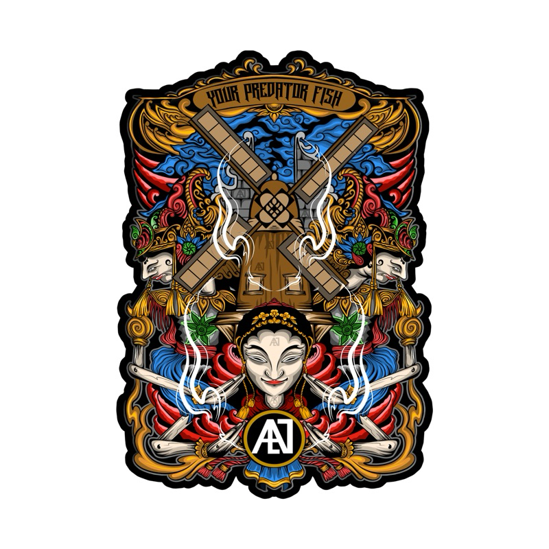 STICKER AURANTI CB 4-5CM