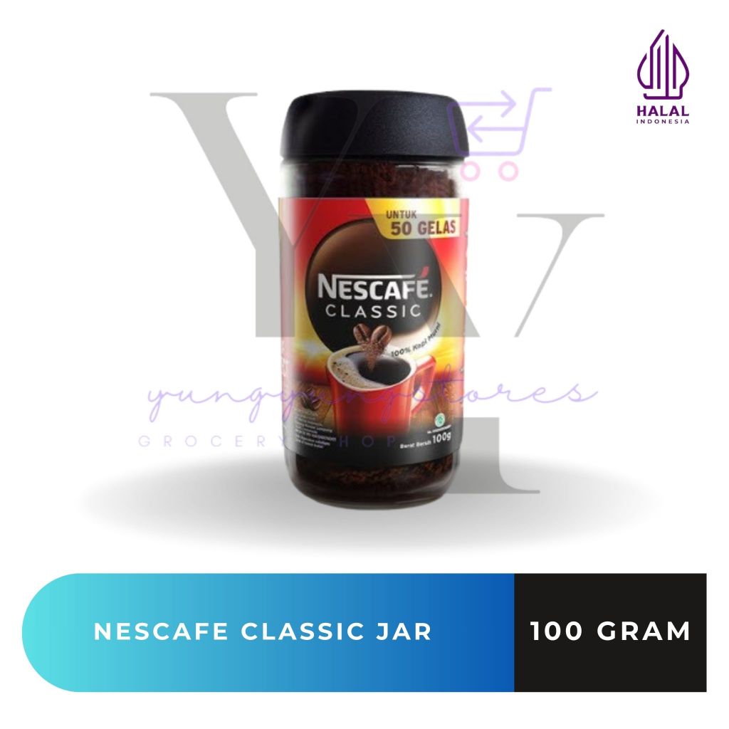 

[BOTOL] Nescafe Classic Kopi Hitam Instant Jar 100 gram