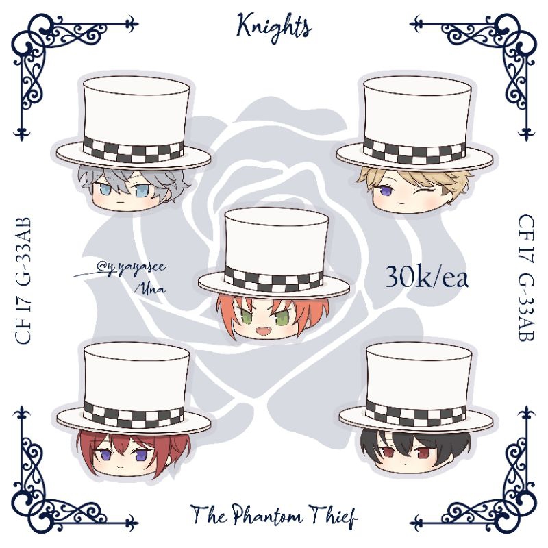 Fanmerch Ensemble Stars Knights the Phantom Thief Keychain