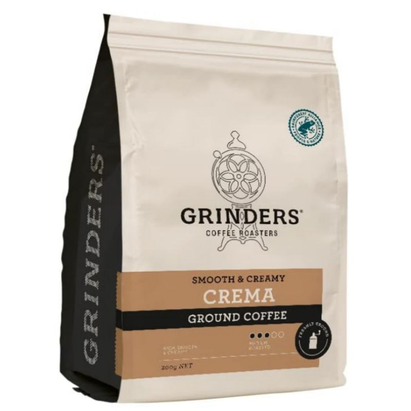 

GRINDERS COFFE ROASTERS 200G/ SMOOTH & CREAMY/ RICH & BOLD