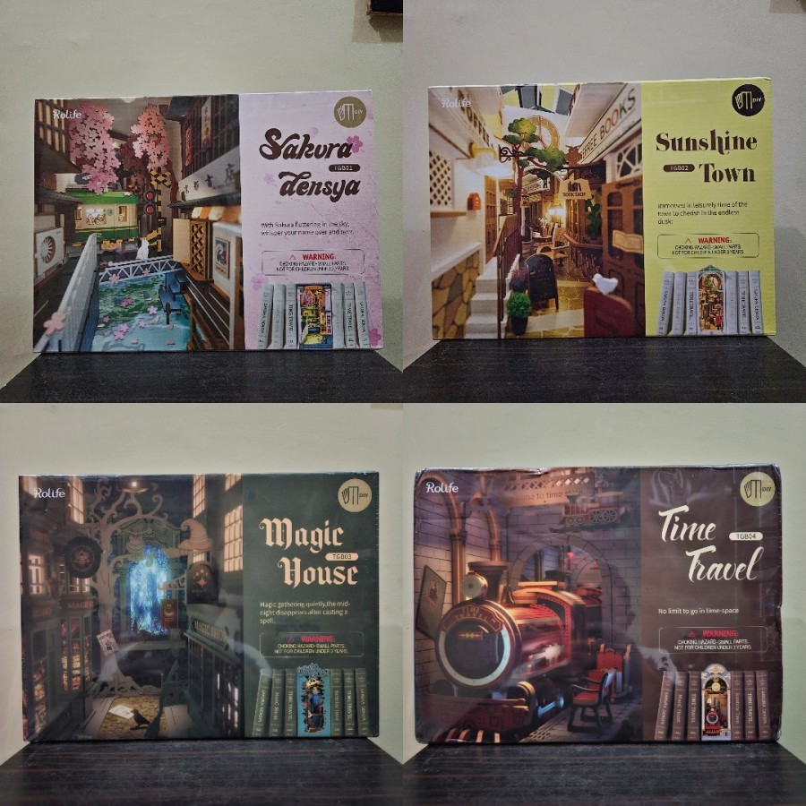 Diorama Rolife Stories Book Nook DIY Miniature House Kits