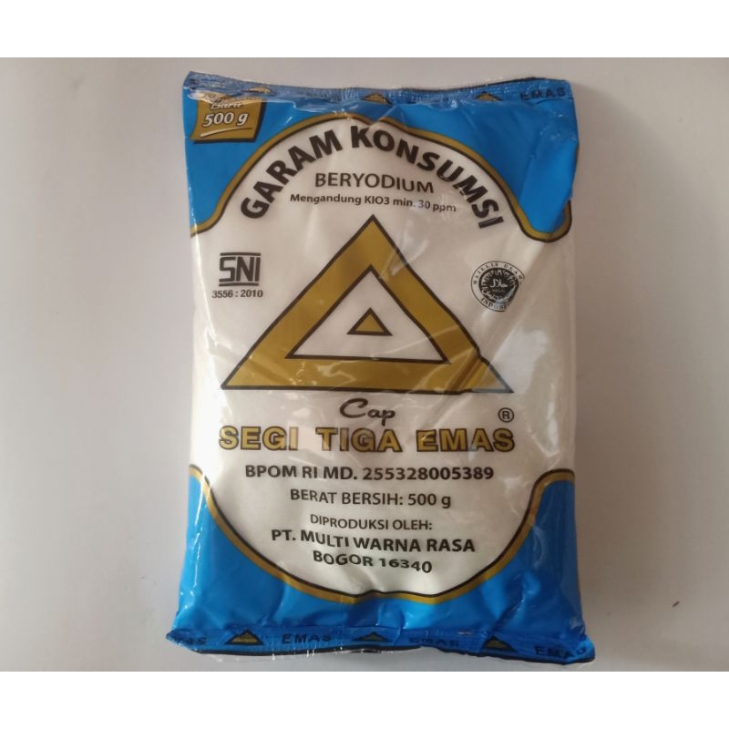 

garam Cap Segi Tiga Emas 500 gr