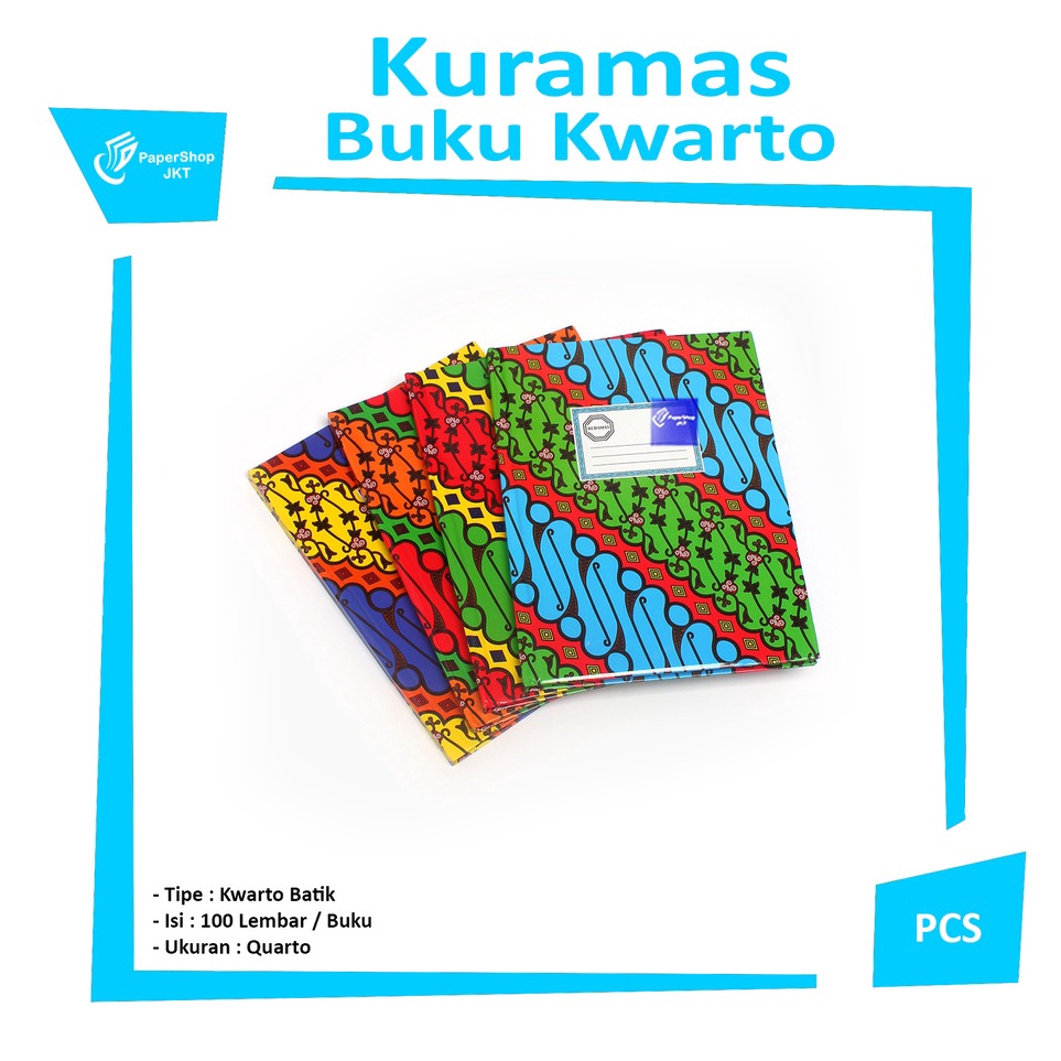 

Harga Promo KURAMAS Buku Kwarto Hard Cover 1Lembar Pcs