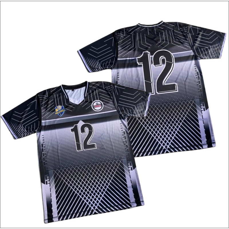 Baju atasan jersey volly fullprinting kaos olahraga voli putra bahan serena soft