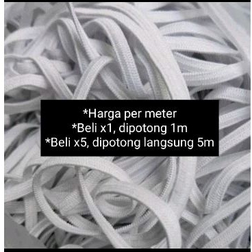 Kolor Bayi / Karet Bayi / Elastic Baby / Karet Elastik / Elastik Gamis / Koloran Mukenah