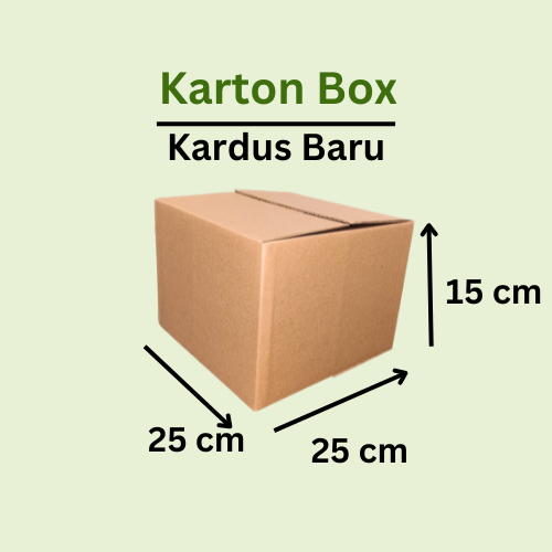 

Kardus Karton Box 25x25x15 CM Kotak Dus Packing Polos