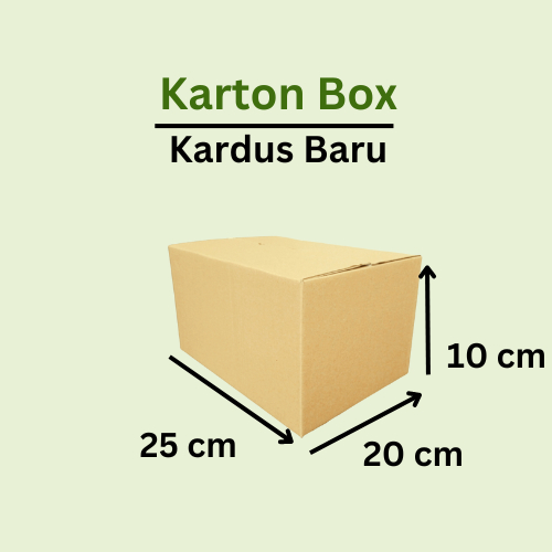 

Kardus Karton Box 25x20x10 CM Dus Packing Packaging Polos