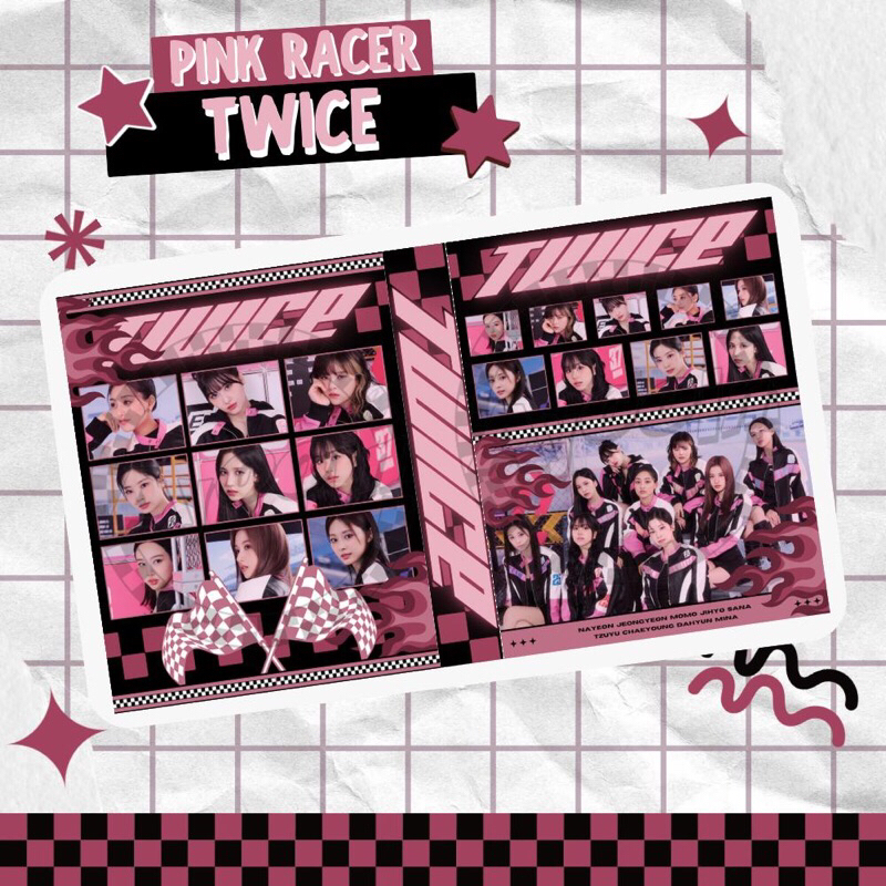Pink Racer A5 Binder [TWICE]