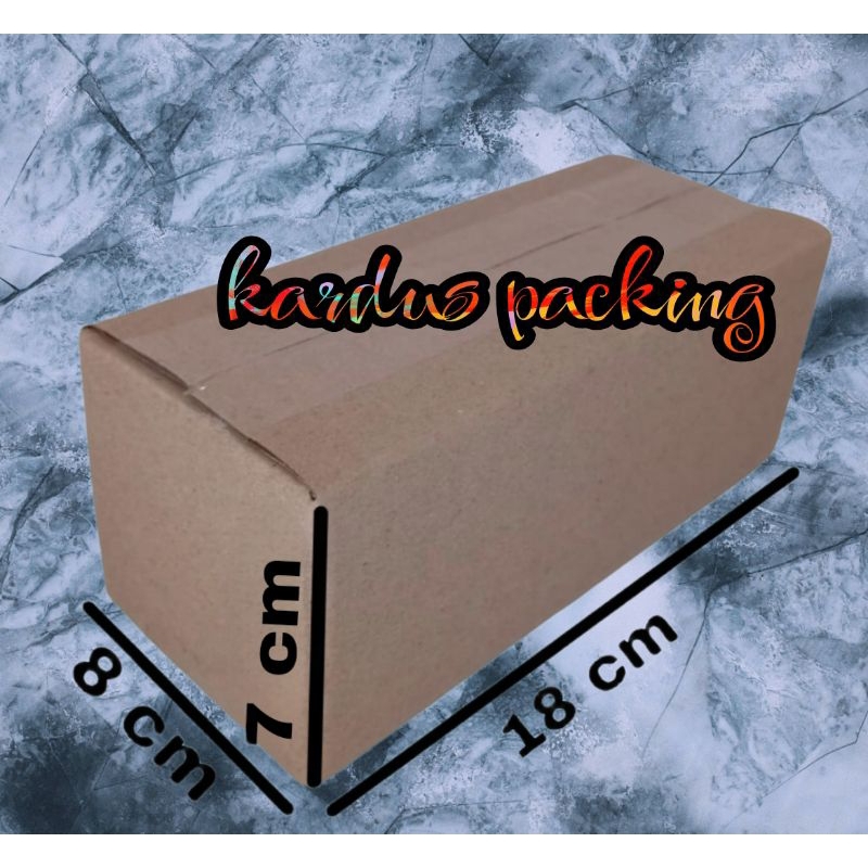

kardus packing UK 18x8x7 kardus polos kardus kecil