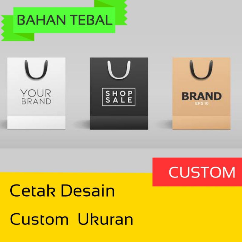 

Paperbag Coklat Polos Bisa Custom Desain Bahan Tebal Segala Ukuran