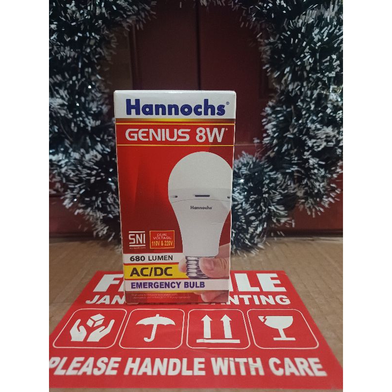 Hannochs Genius 8 Watt Lampu LED Emergency