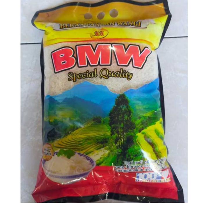 

Beras Lokal Pandan Wangi Cap BMW