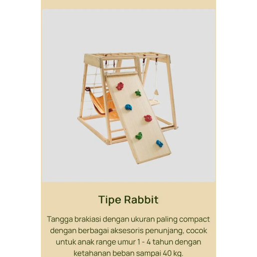 SEWA Suri Wooden Brakiasi Type Rabbit