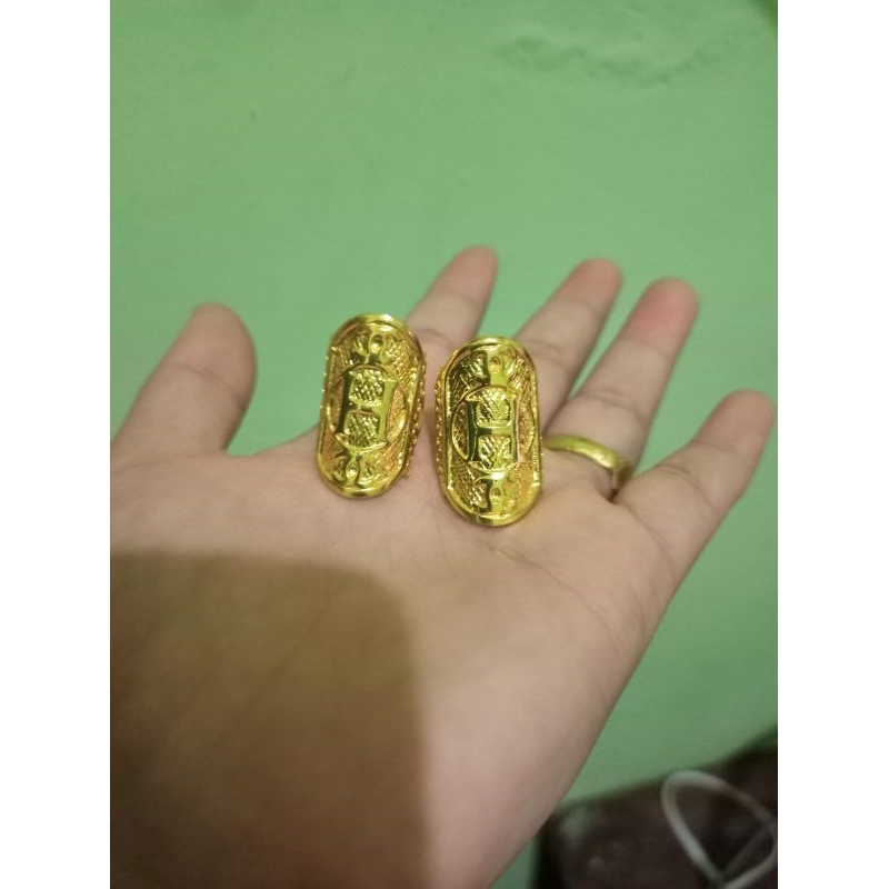 CINCIN H REPLIKA LAPIS EMAS24K BISA DISEPUH