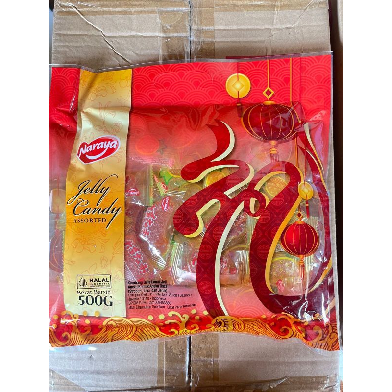 

NARAYA JELLY CANDY ASSORTED 500G