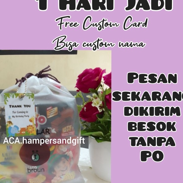 

MODEL IXT385 Paket Snack ulang tahun anak Hampers ulang tahun anak