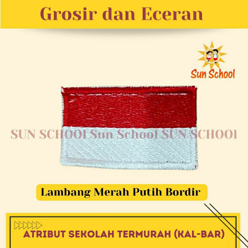 

ECER DAN GROSIR LAMBANG MERAH PUTIH BORDIR