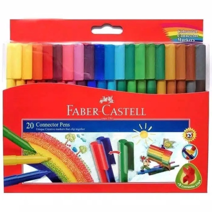 

HOT Product Connector Pen 2 Warna Faber Castell Spidol mewarnai kreatif Faber Castell murah