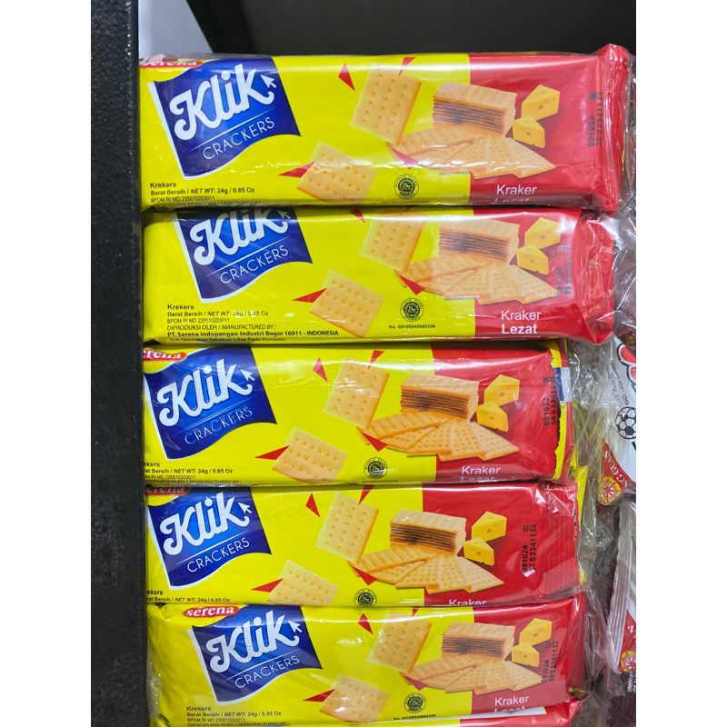 

Serena klik crackers biskuit kemasan 1000 isi 10